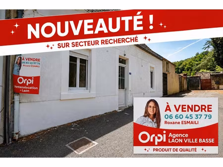 vente maison 5 pièces 75 m² à bruyères-et-montbérault (02860)  109 900 €