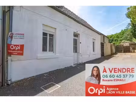 vente maison 5 pièces 75 m² à bruyères-et-montbérault (02860)  99 900 €