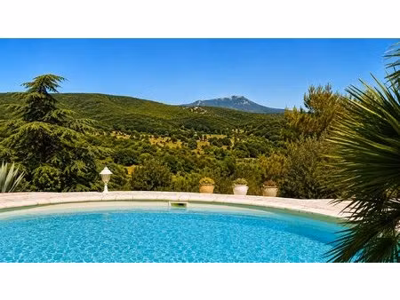 propriété argelliers – vue exceptionnelle pic saint loup – piscine chauffée – terrain 4...