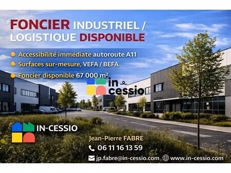 vente local d’activités saint mars la briere 72470 5000m² à 30000m²