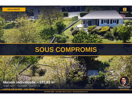 vente maison 5 pièces 174.81 m² à saint-blaise-du-buis (38140)  349 000 €