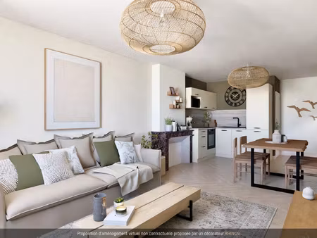vente appartement 2 pièces 52 m² bourgoin-jallieu (38300)