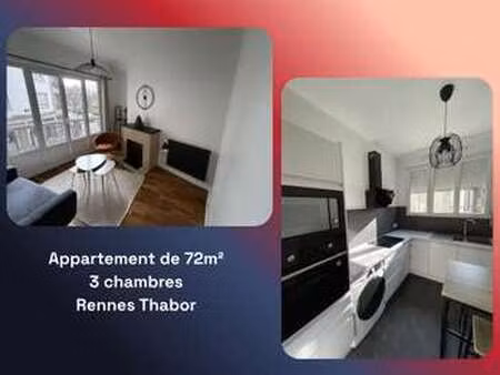 location appartement 4 pièces meublé à rennes centre ville (35000) : à louer 4 pièces meub