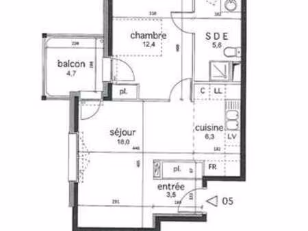 location appartement 2 pièces à saint-julien-en-genevois (74160) : à louer 2 pièces / 46m²