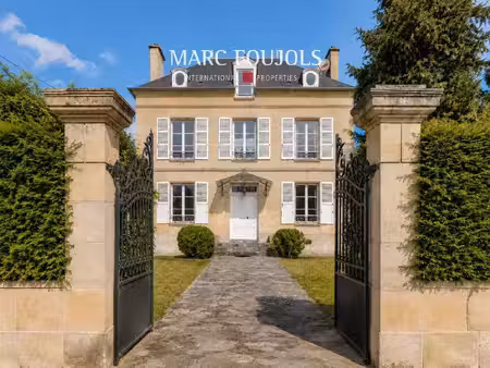 maison de maître - jardin clos de murs