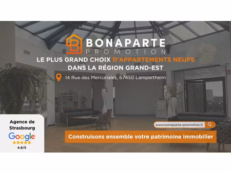 vente appartement 1 pièce 45 m² rosheim (67560)