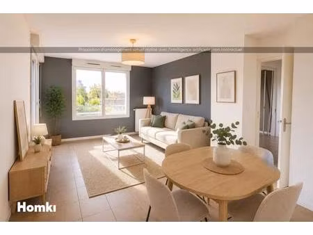 appartement t3 de 62 m2 avec terrasse plein sud et parking – toulouse borderouge