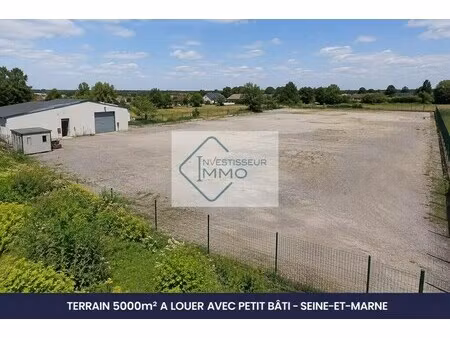 location terrain les chapelles bourbon 77610 5000m²