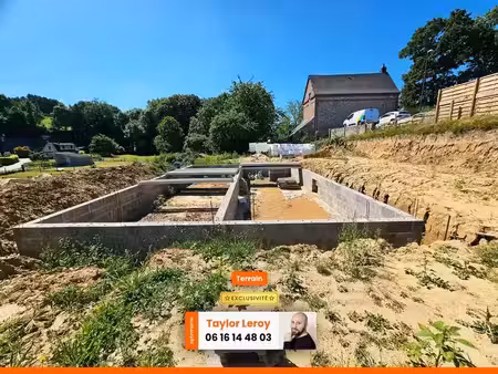 vente terrain 1128 m² fontaine-le-dun (76740)