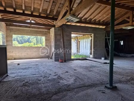maison à terminer de 160 m² – vue campagne – pessac-sur-dordogne (33890)