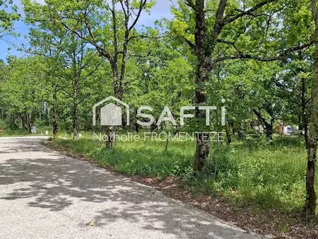 vente terrain à batir 1219 m² à sauzet (46140)  37 000 €