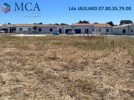 vente terrain 419 m² à bourgneuf (17220)  120 000 €