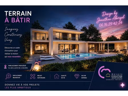 vente terrain 860 m² à verrieres-le-buisson (91370)  459 000 €