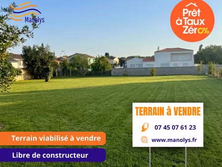 vente terrain 300 m² andilly-les-marais (17230)