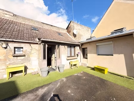 maison à vendre 2 pièces avec cour et stationnement nogent sur oise (60)