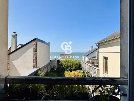 appartement traversant avec vue mer imprenable - 14113 villerville