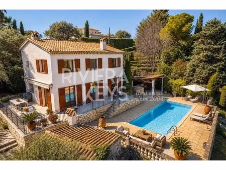 vence : charmante villa provençale de 4 chambres avec vue panoramique sur les montagnes
