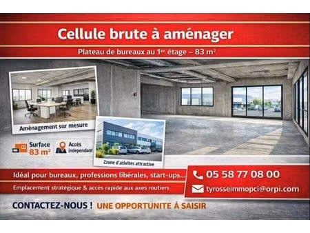 location bureaux 82 m²