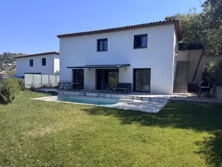 auribeau-sur-siagne – villa récente avec piscine  garage et vue dégagée