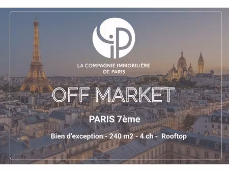 duplex de luxe à louer à paris 7ème