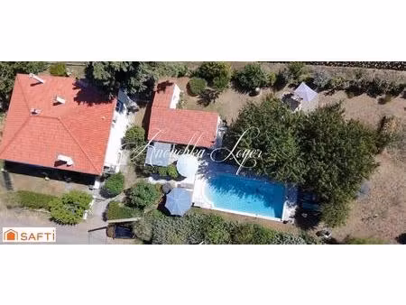 maison 3 chambres avec garage - pool-house et piscine