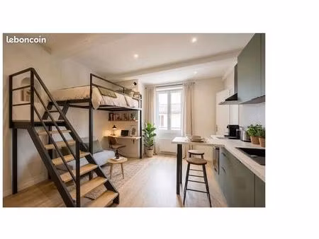 cocon moderne 14m² refait à neuf – cœur de village (climatisé & calme)