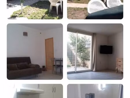 joli studio dans un jardin