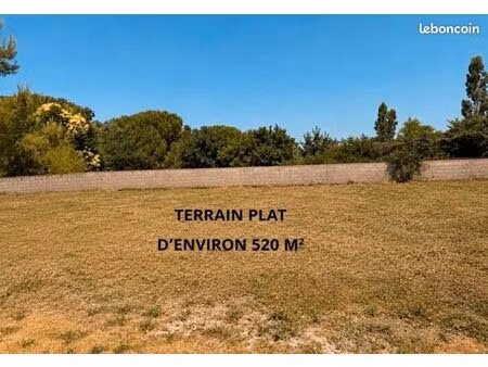 terrain 520 m² gignac la nerthe