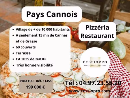 pizzeria  restaurant 100 m² la roquette-sur-siagne