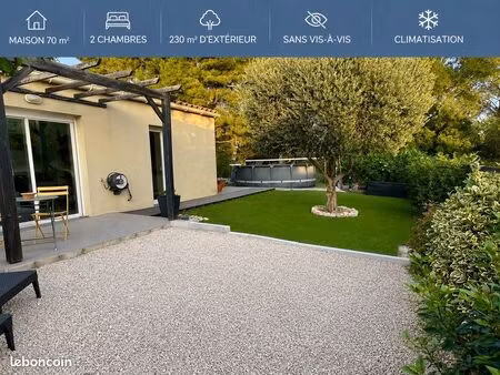 maison 70 m² – terrasse  jardin  garage – aucun travaux