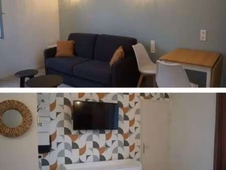 location studio meublé tout confort 23m2 chouzé sur loire