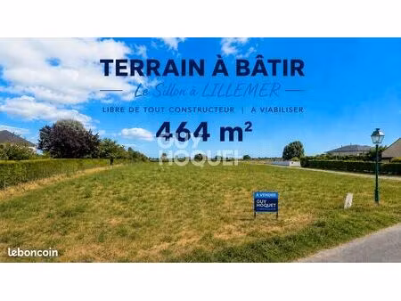 terrain 464 m² lillemer