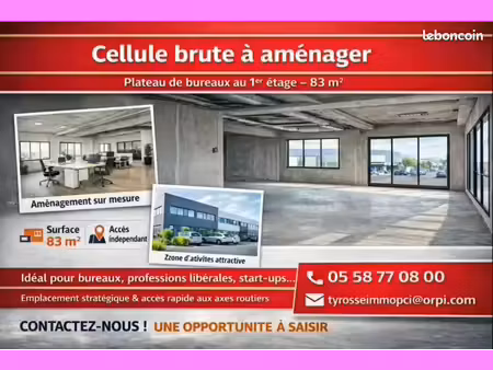 bureau 82 m²