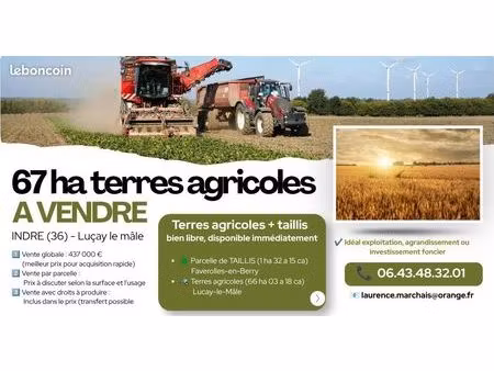 vente terres agricoles