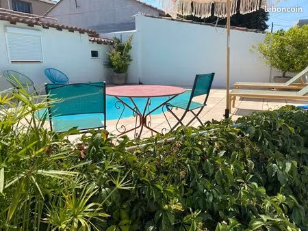 rognac – maison 4ch + studio indépendant – piscine – centre-ville calme – 10 min airbus he