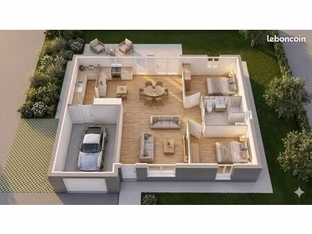 maison 74 m² gahard