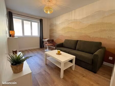 studio 24m² - meublé  isolé  climatisé et entièrement rénové