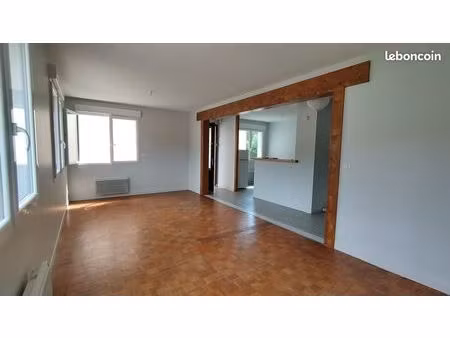 appartement t3 + parking + jardin
