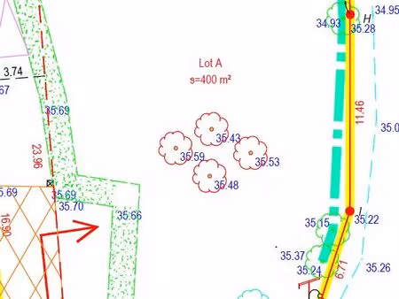 terrain constructible centre bourg