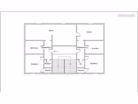 saint nazaire - appartement t3 - proche chantiers