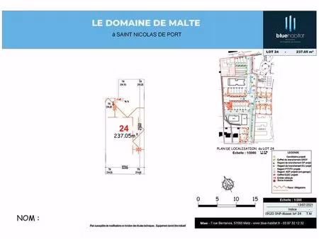 terrain 237 m² saint nicolas de port