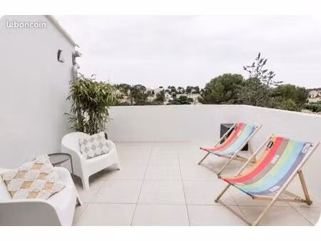 location meublée + terrasse carnoux en provence
