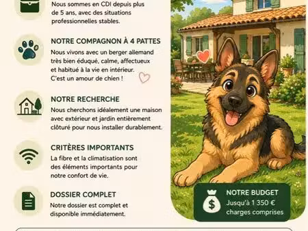 couple recherche maison en location