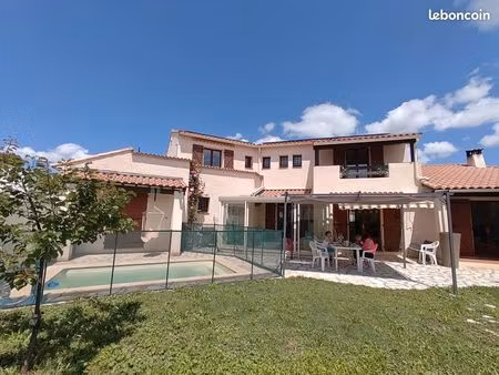 poussan - secteur giradou - maison familiale 187m2  jardin  piscine  double garage - au ca