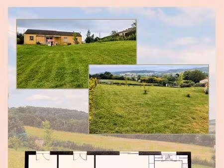 maison de plain-pied située sur les hauteurs de saint pierre de clairac