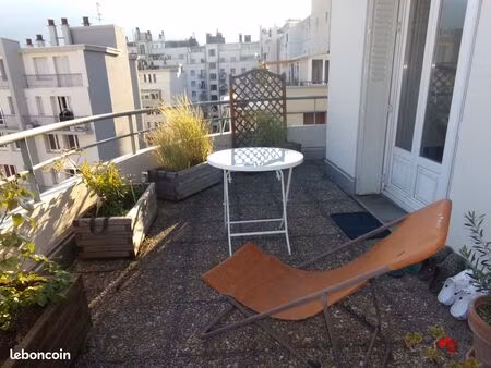 grand t2 + garage + terrasse 25 m² vue panoramique