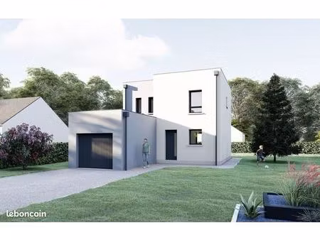 projet de construction d'une maison 92.27 m² avec terrain à jans (44)