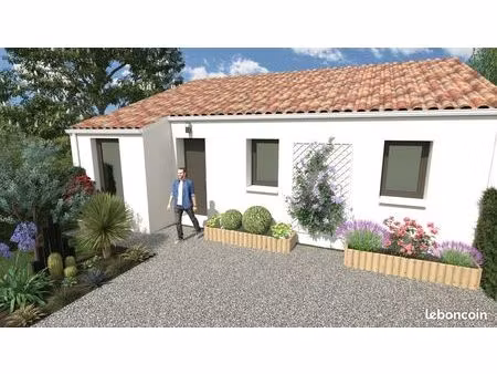 maison 73.85 m² avec terrain à la haie-fouassiere (44)