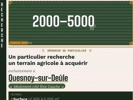 terrain agricole quesnoy-sur-deule