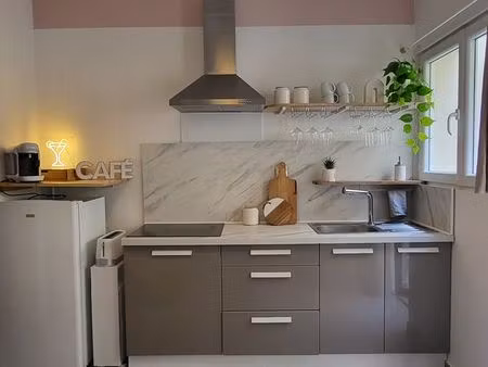 appartement meublé - 1 chambre - 28m2 - centre de lunel
